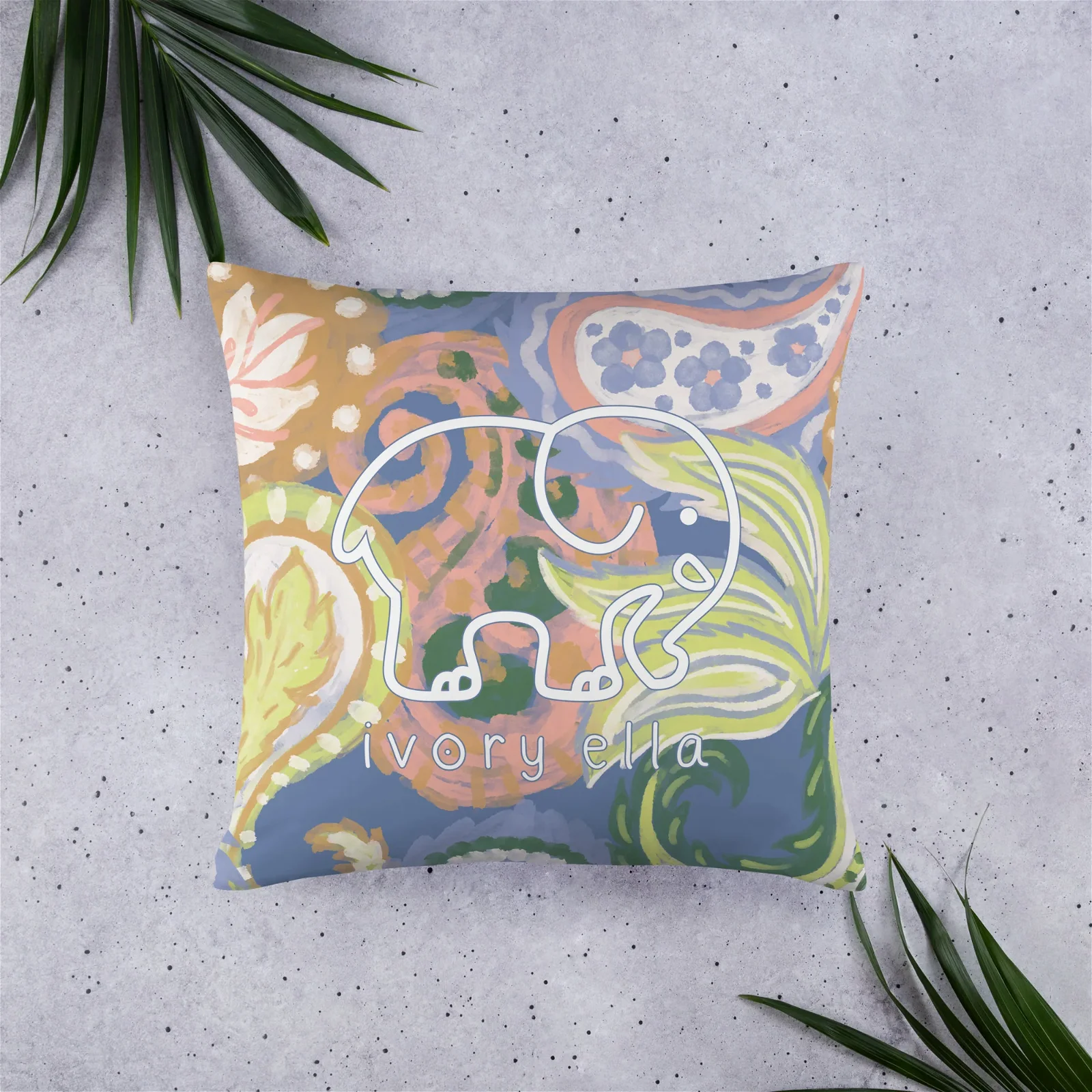 Image of Safari Paisley Basic Pillow