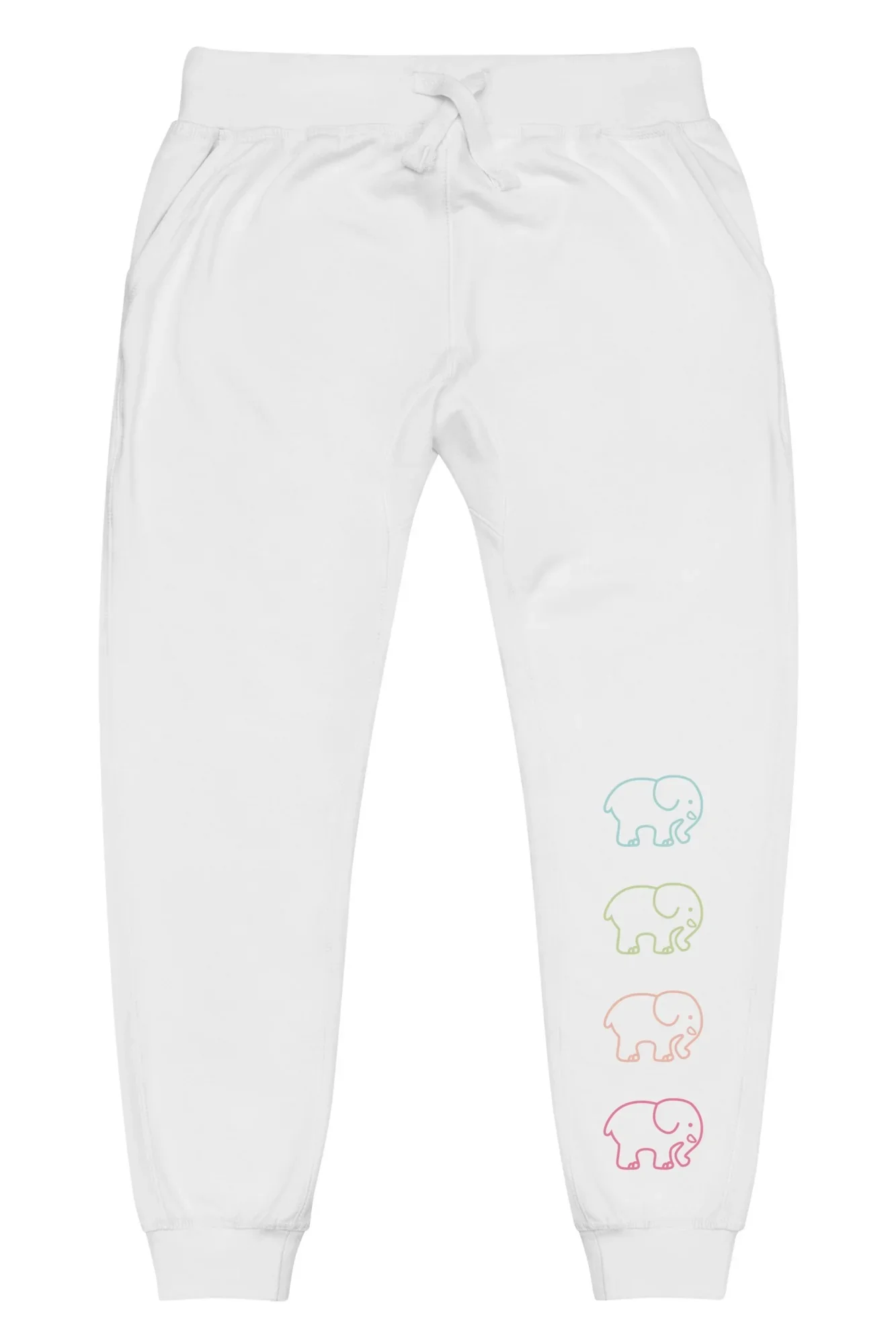 Image of Ombre Gingham Unisex Fleece Sweatpants