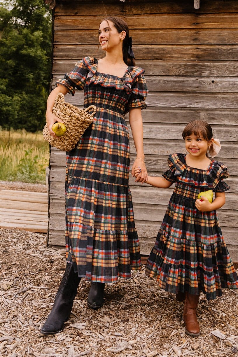 Image of Gracie Dress in Plaid - FINAL SALE