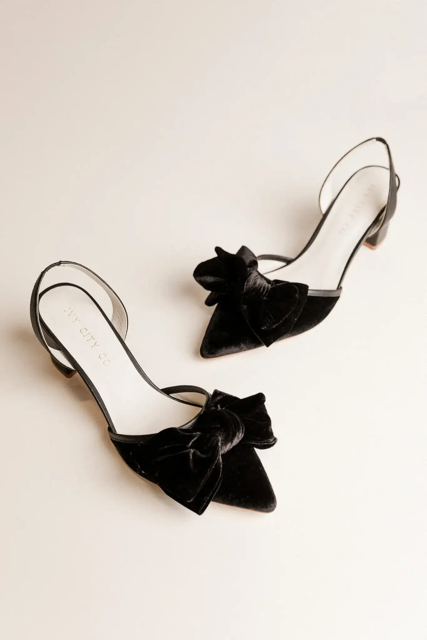 Image of Eloise Black Bow Heel