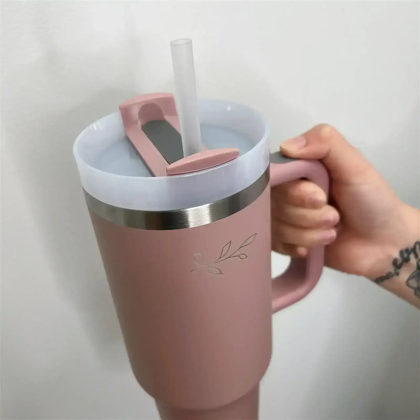 Image of Mauve 40oz Drink Tumbler