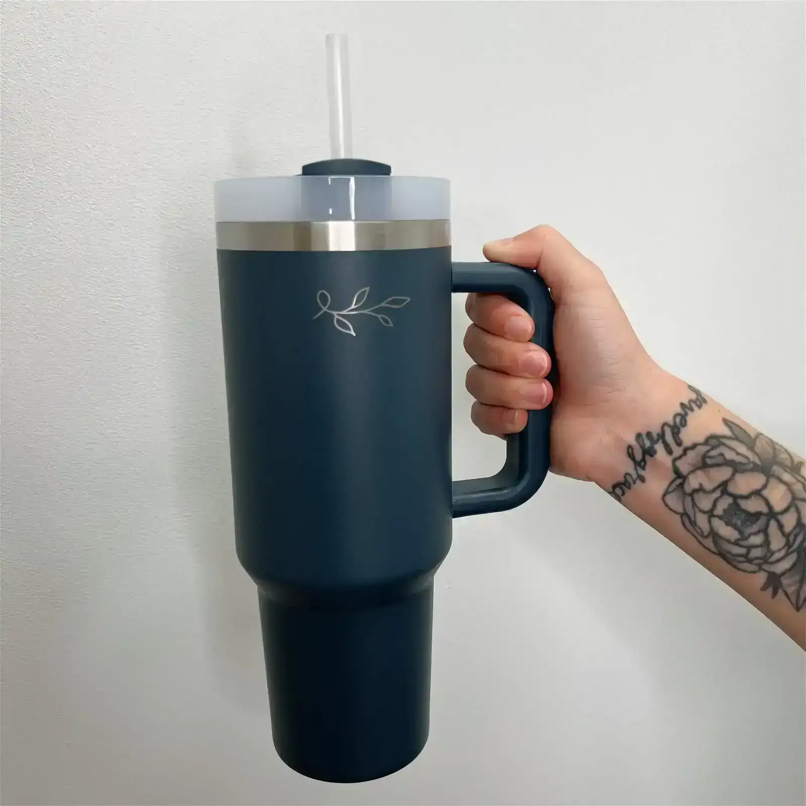 Image of Navy 40oz Drink Tumbler