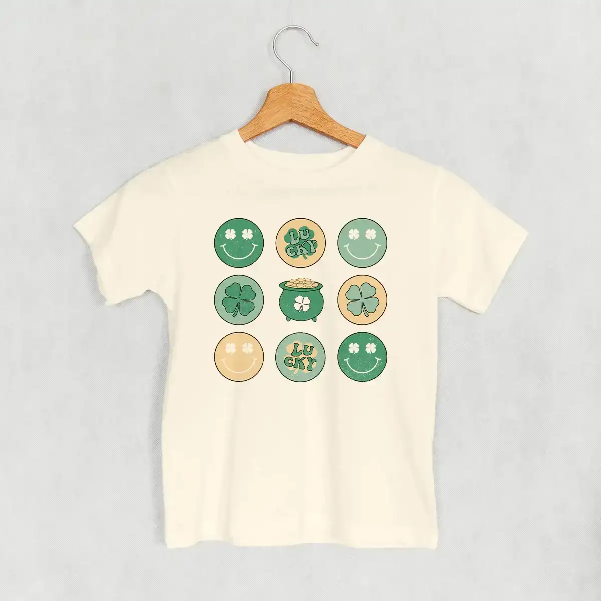 Image of Clovers And Smiley Faces Pot Of Gold (Kids)