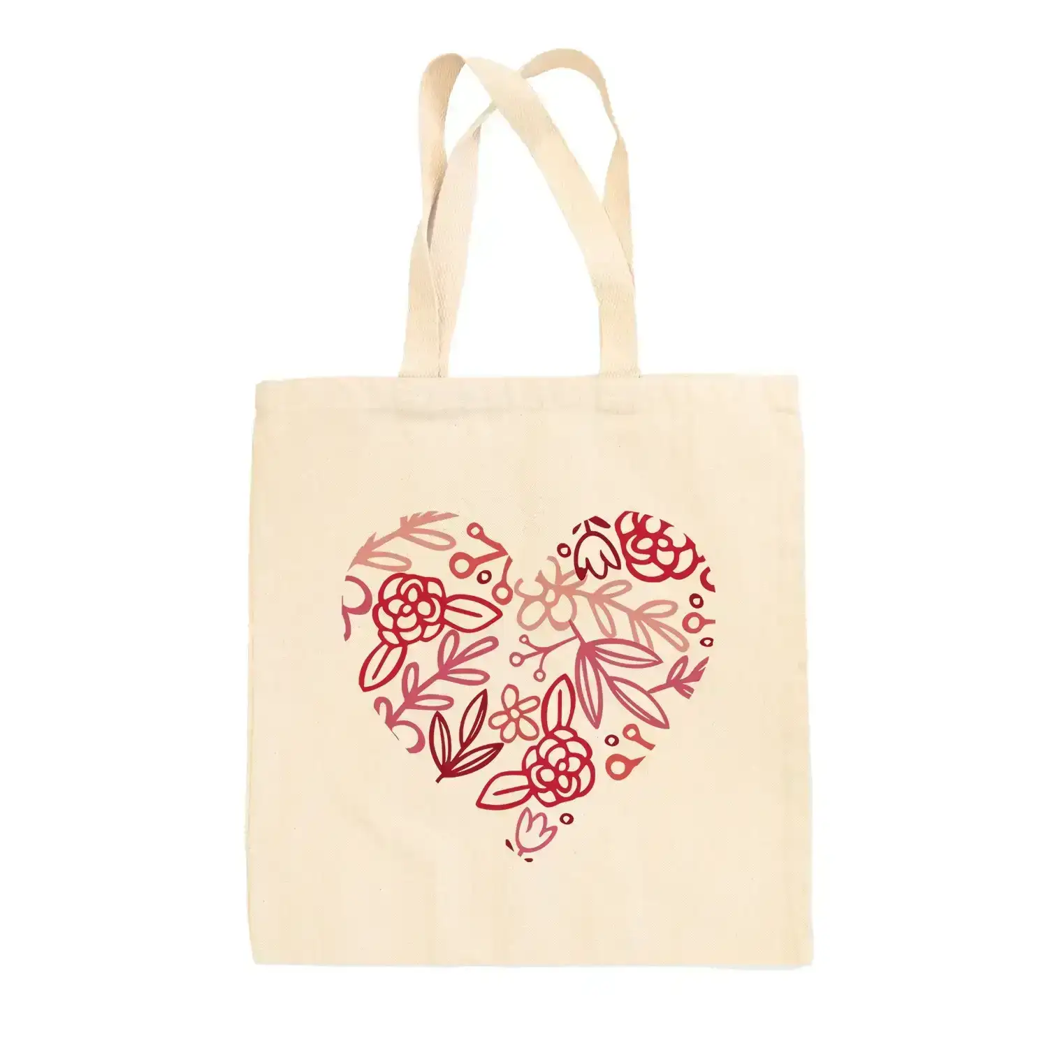 Image of Flower Heart Tote Bag