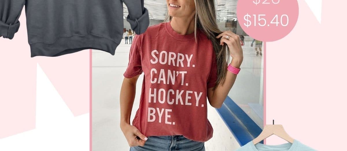 sorry can't hockey bye