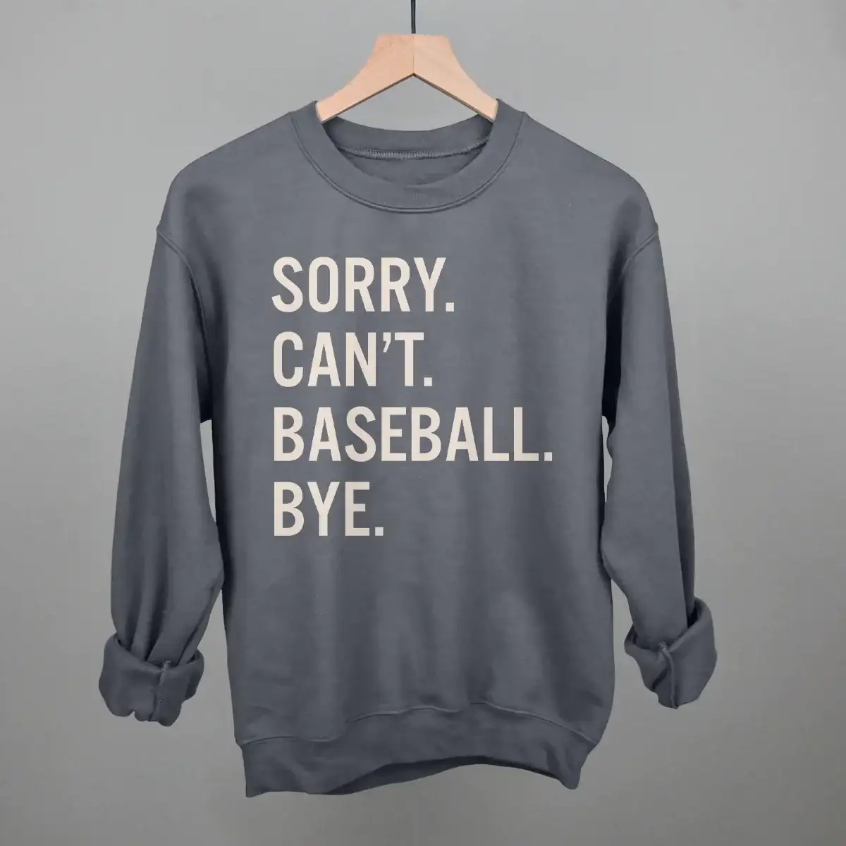 Image of Sorry Can't Baseball Bye