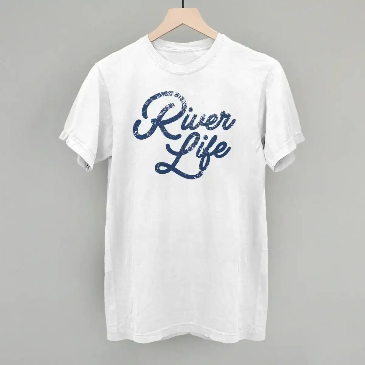 Image of River Life (Distressed Script)