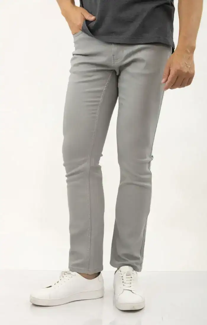 Image of Stone Straight Fit 5 Pocket Summer Commuter Pant