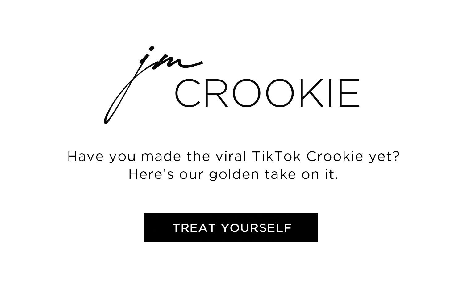 Jm Crookie | Have you made the viral Tiktok Crookie yet? | Treat yourself