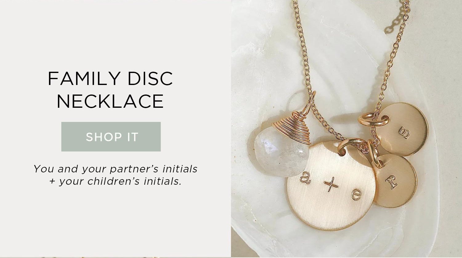 FAMILY DISC NECKLACE | Shop it