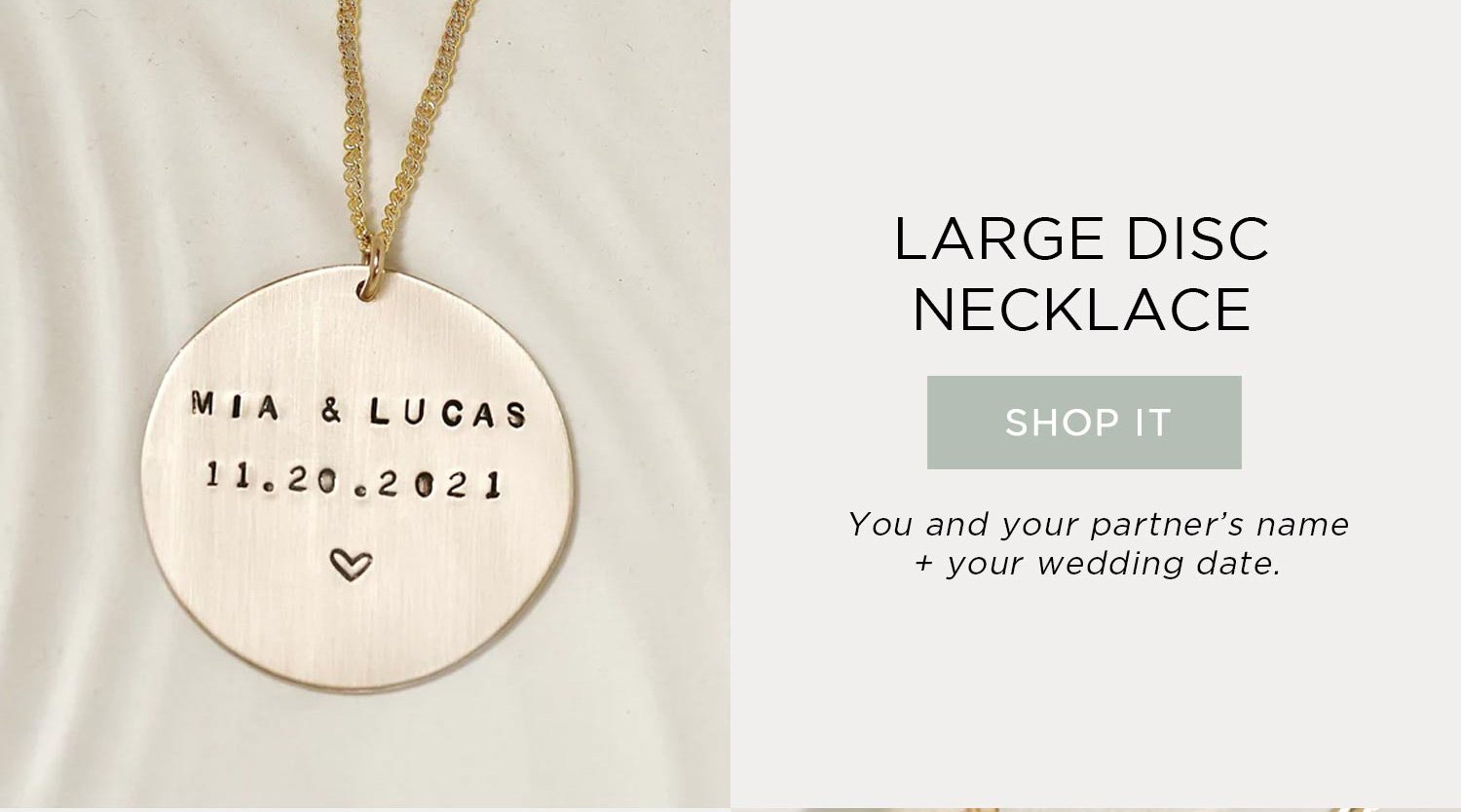 Large Disc Necklace | Shop it.