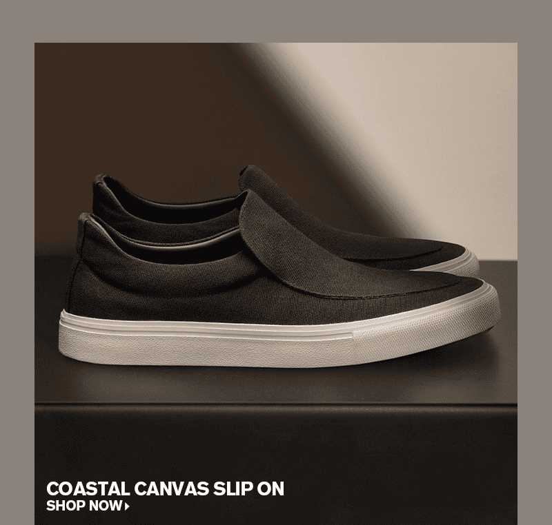 MEN'S COASTAL CANVAS SLIP ON