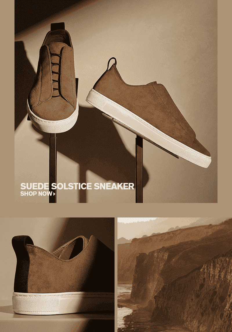 MEN'S SUEDE SOLSTICE SNEAKER