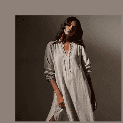 LIGHTWEIGHT LINEN DRESS