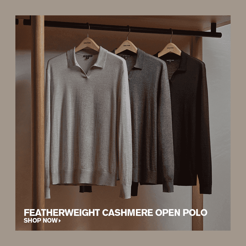 FEATHERWEIGHT CASHMERE POLO