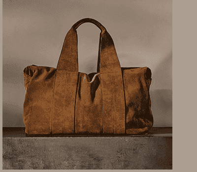 SUEDE MONTECITO WEEKEND BAG