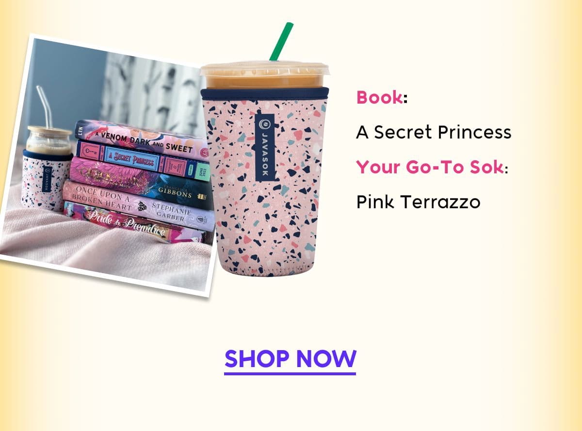 Book:  A Secret Pricess Your Go-To Sok:  Pink Terrazzo