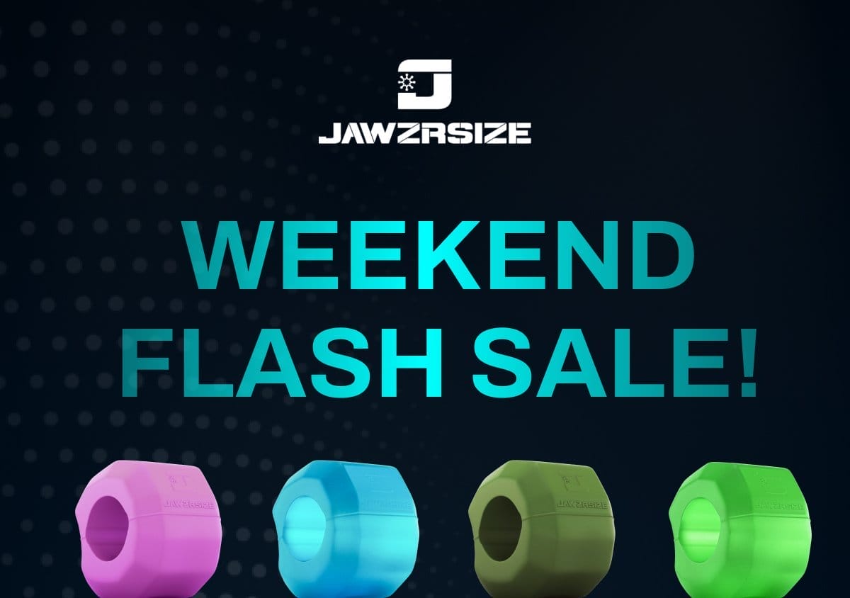 Jawzrsize weekend flash sale starts today!