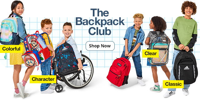 The Backpack Club. Shop Now
