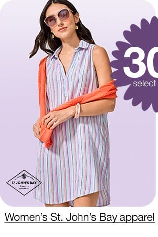 30% Off select styles. Women's St. John's Bay apparel