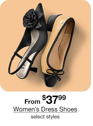 From \\$37.99 Women's Dress Shoes select styles