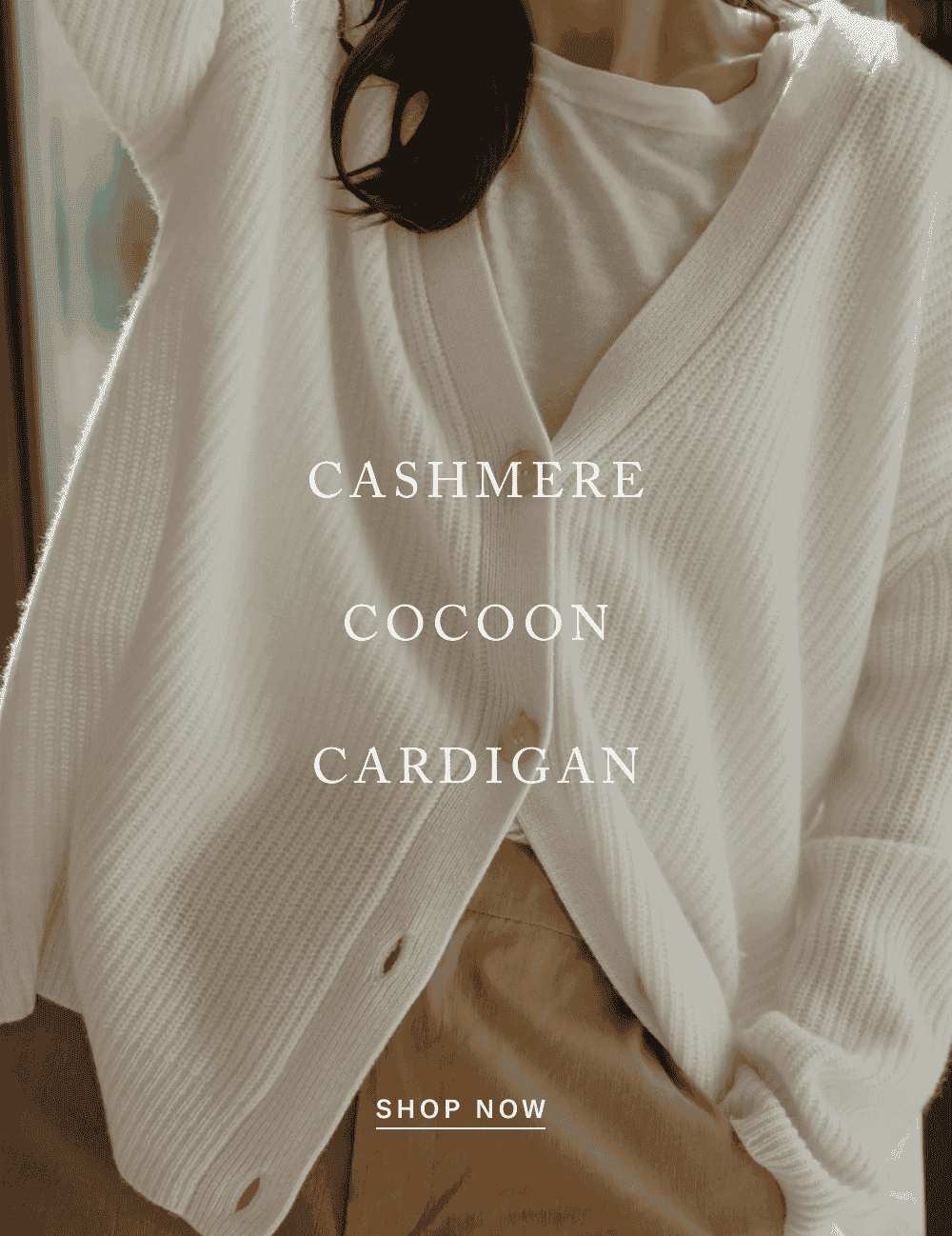 Cashmere Cocoon Cardigan