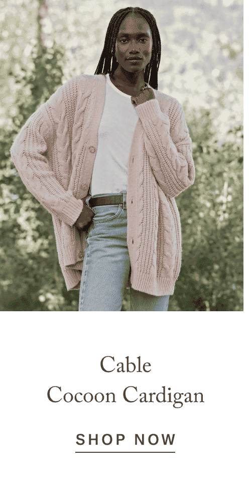 Cable Cocoon Cardigan