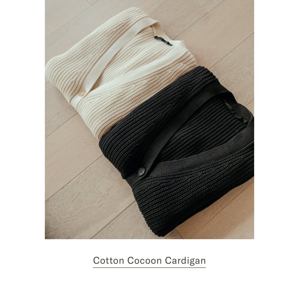 Cotton Cocoon Cardigan