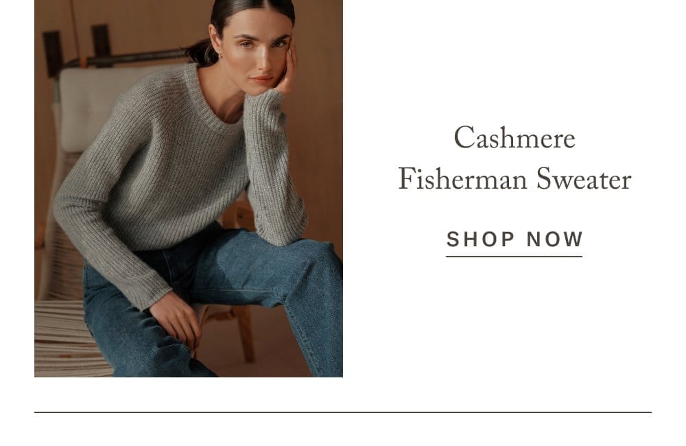 Cashmere Fisherman Sweater