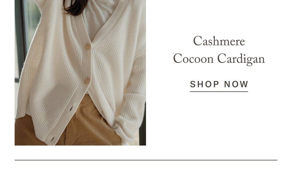 Cashmere Cocoon Cardigan