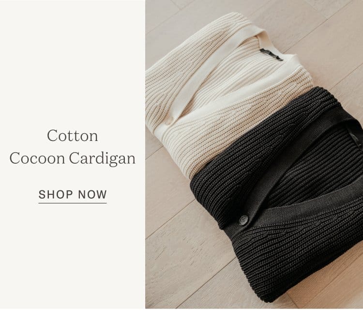 Cotton Cocoon Cardigan