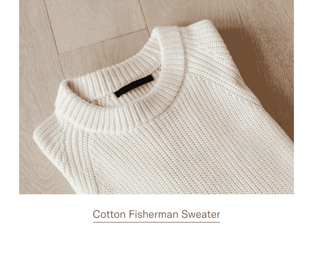 Cotton Fisherman Sweater