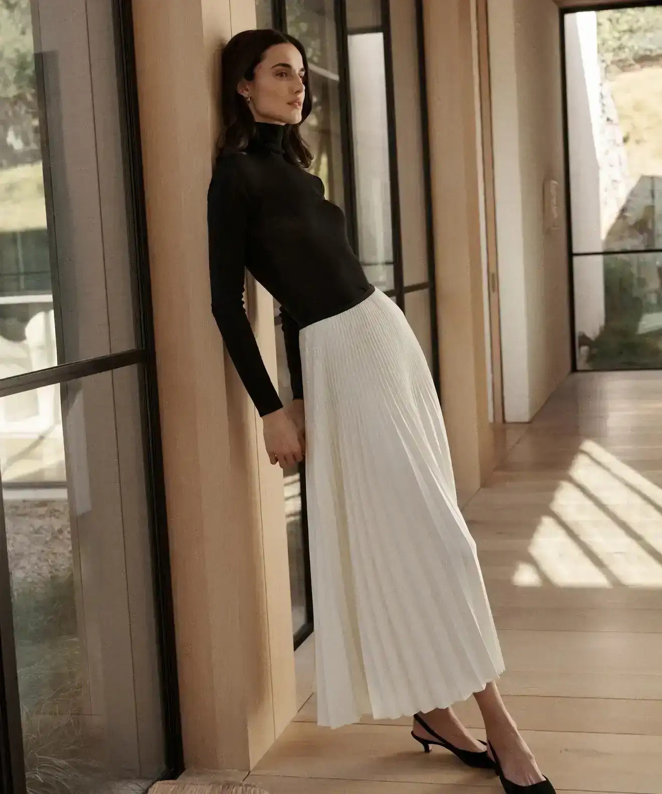 Image of Pleated Skirt