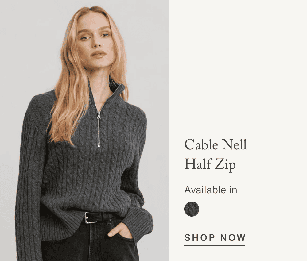 Cable Nell Half Zip
