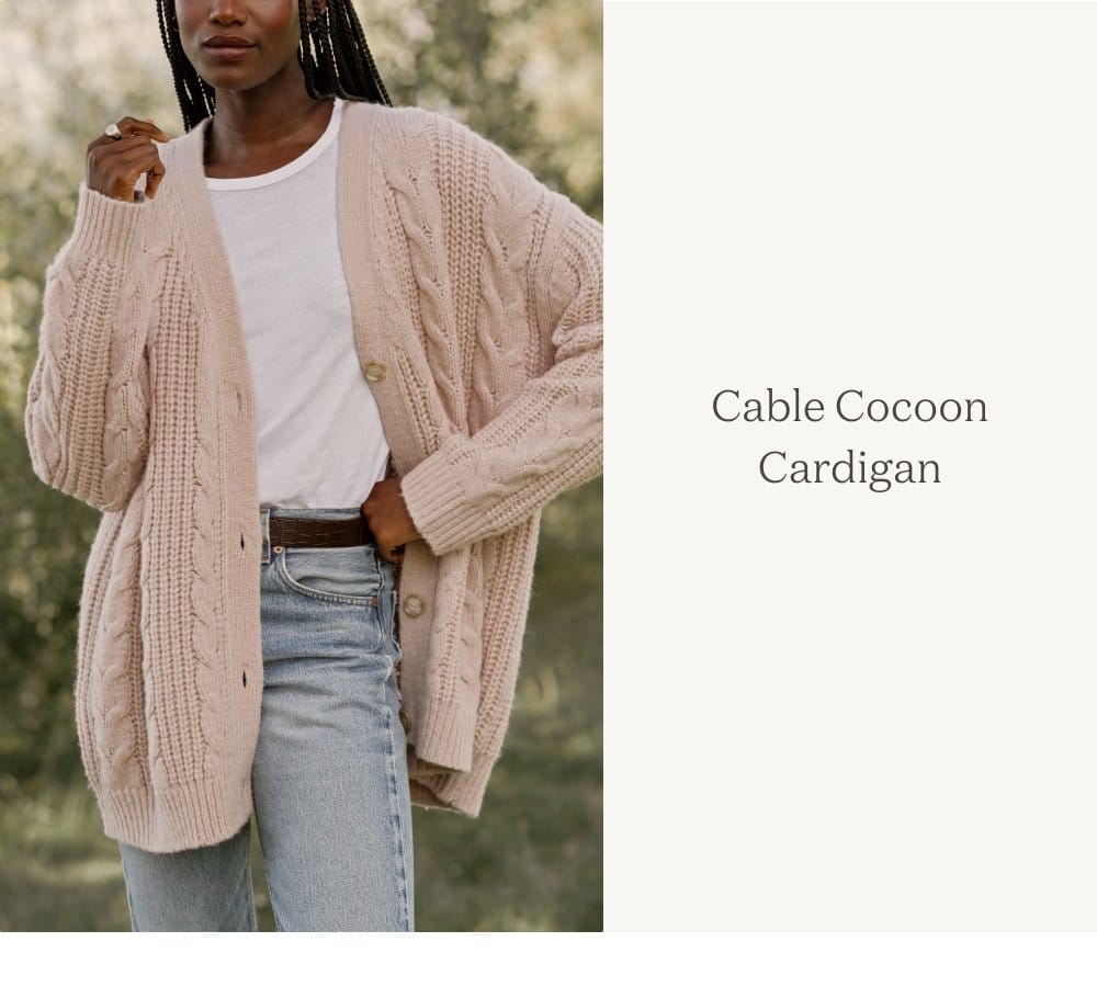 Cable Cocoon Cardigan