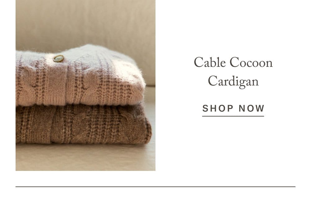 Cable Cocoon Cardigan