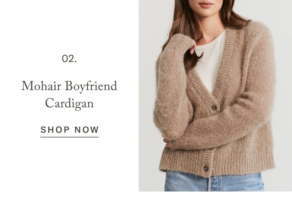 Mohair Boyfriend Cardigan