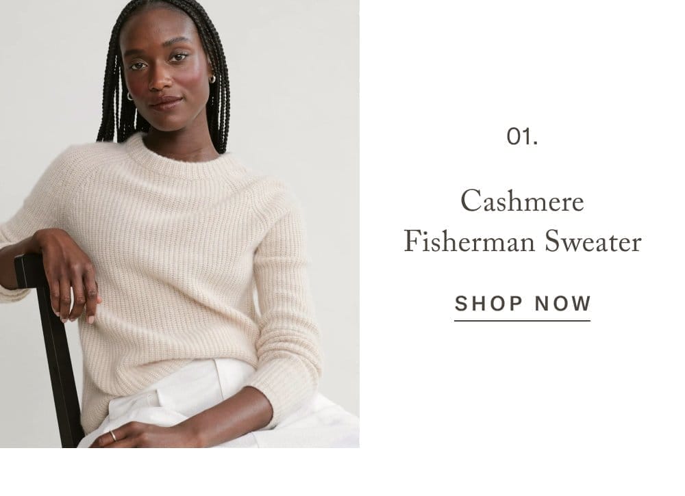 Cashmere Fisherman Sweater