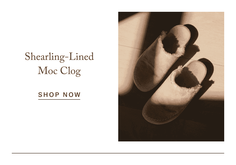 Shearling-Lined Moc Clog