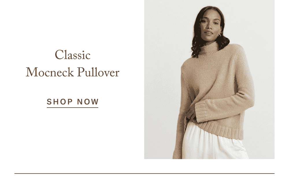 Classic Mockneck Pullover