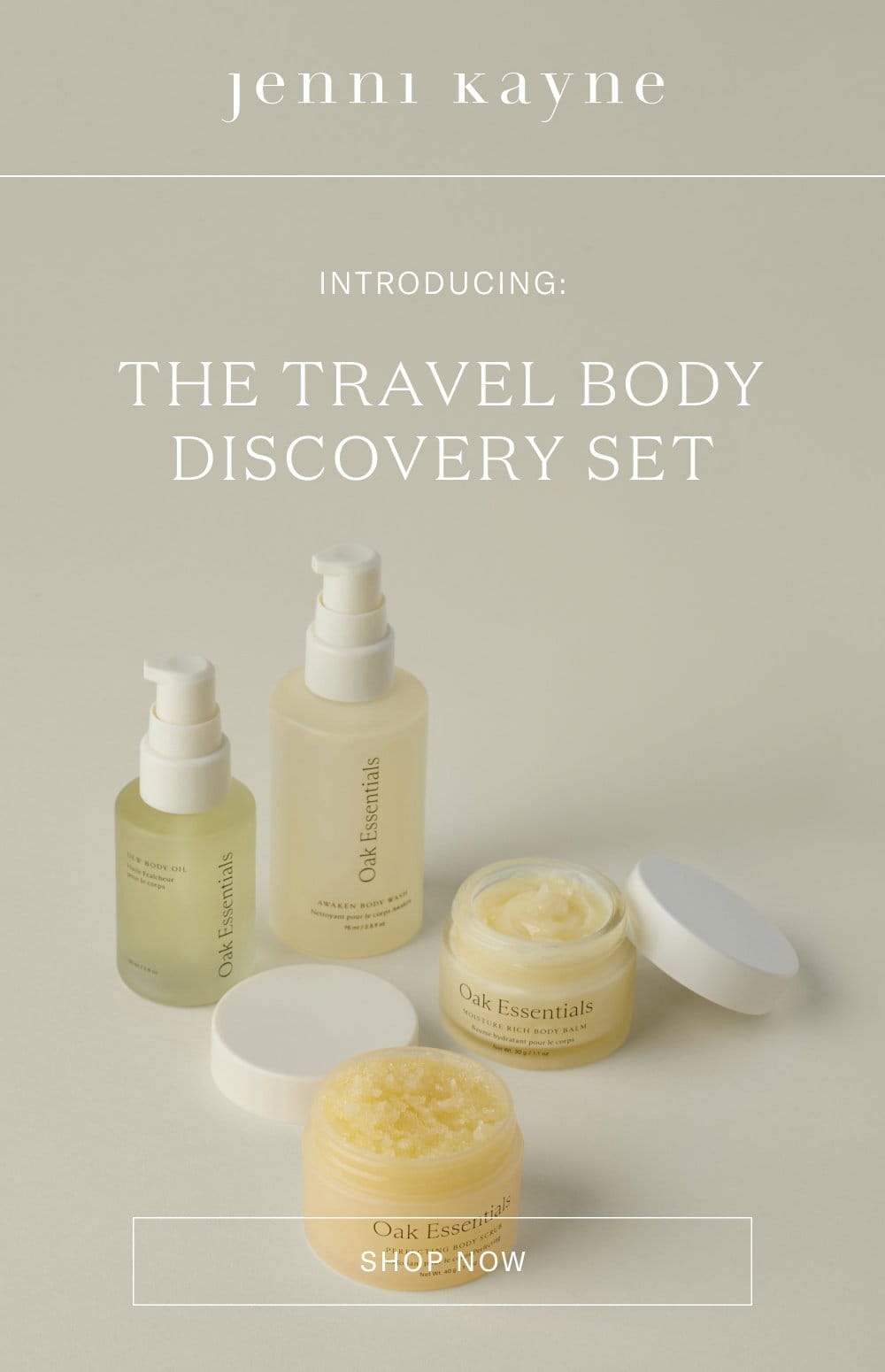 Jenni Kayne x Oak Essentials - Travel Body Discovery Set