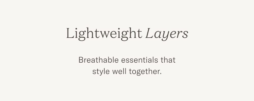 Lightweight Layers