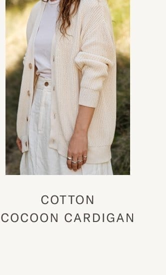 Cotton Cocoon Cardigan