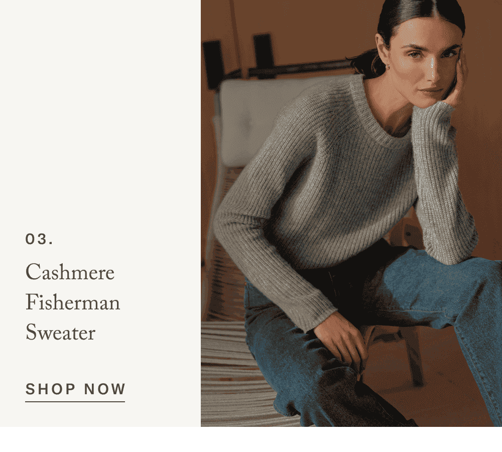 Cashmere Fisherman Sweater