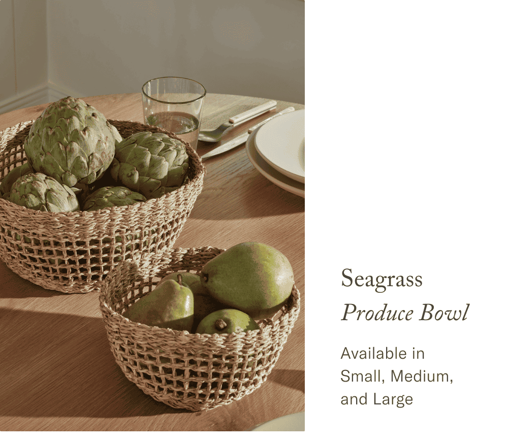 Seagrass Produce Bowl