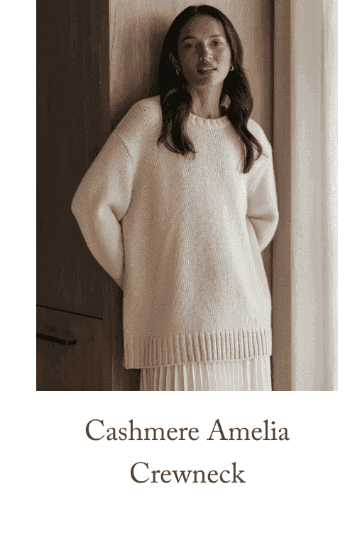 Cashmere Amelia Crewneck