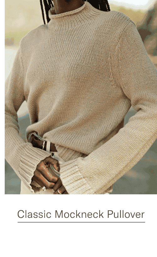 Classic Mockneck Pullover