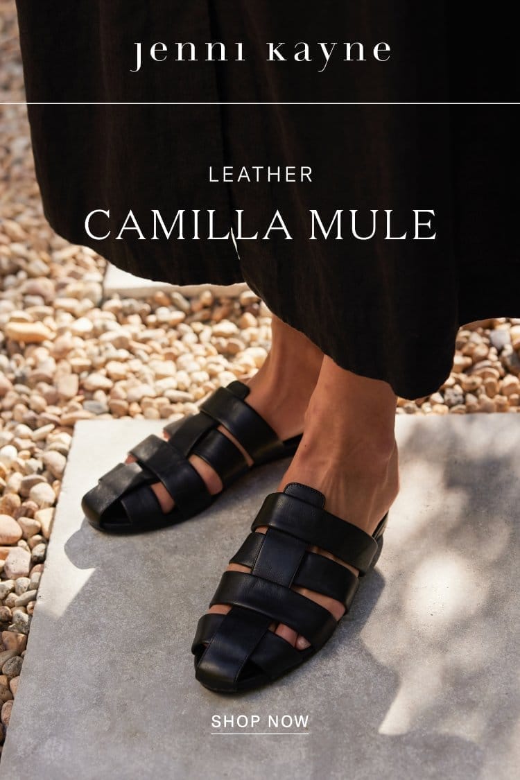 Leather Camilla Mule