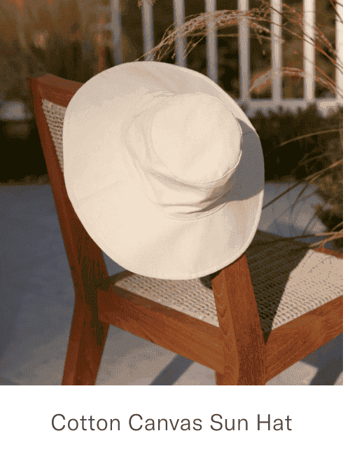 Cotton Canvas Sun Hat