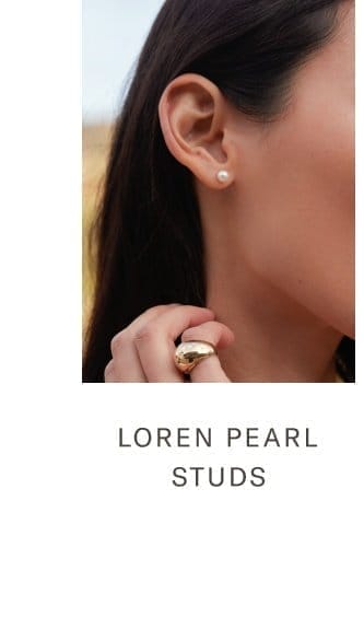 Large Loren Pearl Studs